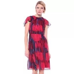 Halston Heritage Flutter sleeve dresses US6